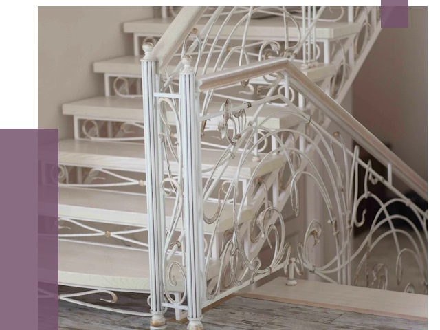 Изготовление кованых лестниц на заказ в Шумерле от 92336 руб. | ПРОЛЁТ-Шмр