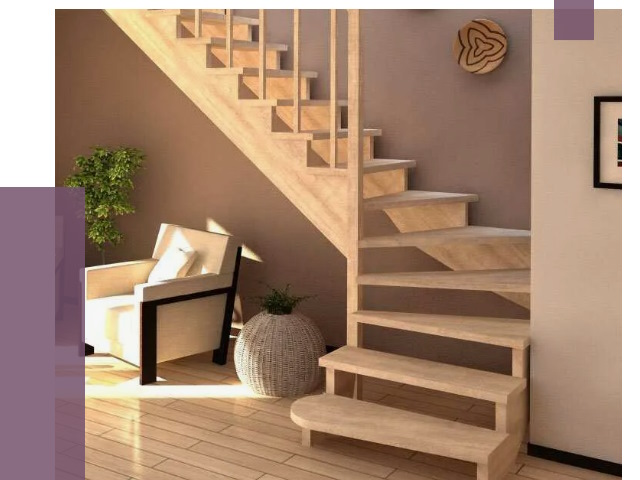 Изготовление Г-образных лестниц в Шумерле от 20097 руб. 