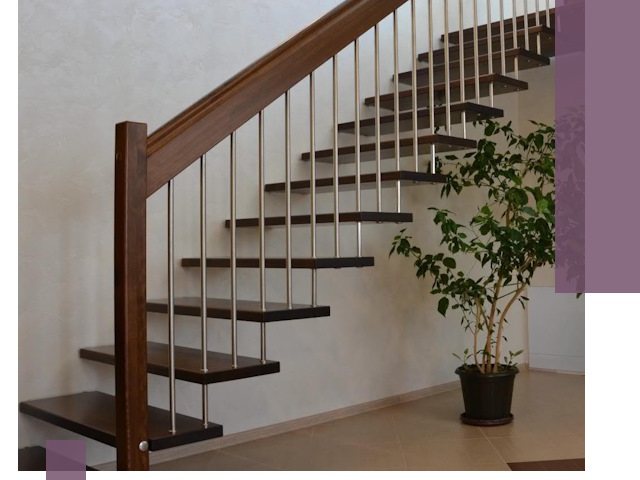 Лестницы на больцах под ключ в Шумерле – изготовление и монтаж