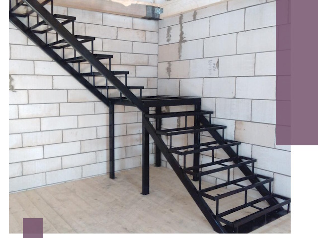 Лестницы на металлокаркасе под ключ в Шумерле — изготовление и монтаж