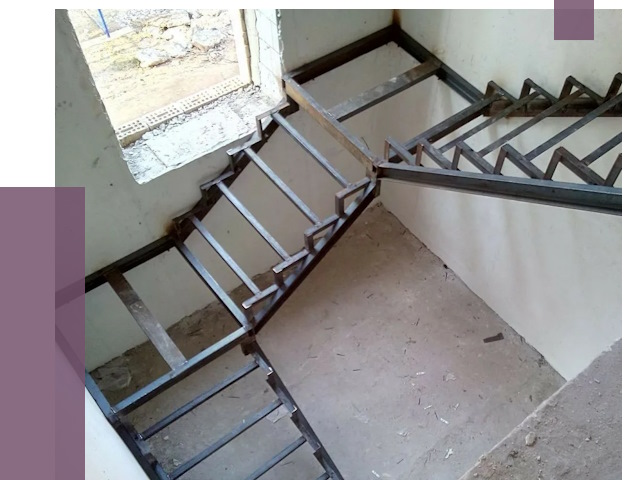 Монтаж лестниц на металлокаркасе в Шумерле от 13579 руб. — ПРОЛЁТ-Шмр