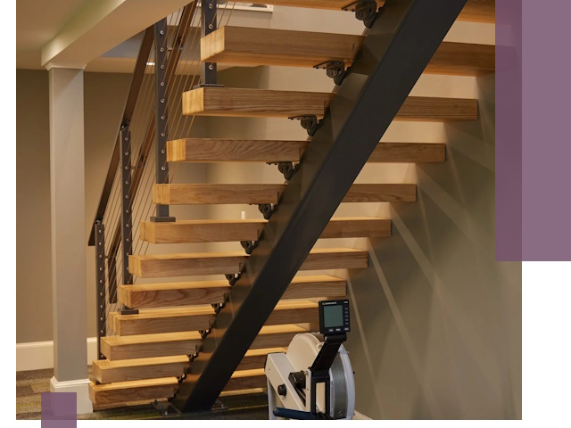 Лестницы на монокосоурах под ключ в Шумерле - изготовление и монтаж