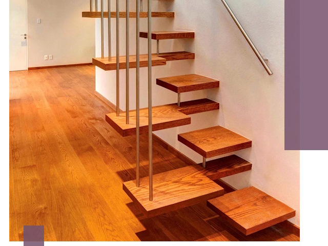 Лестницы «гусиный шаг» на заказ в Шумерле для узких пространств