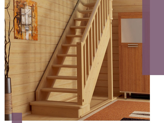 Лестницы эконом класса под ключ в Шумерле — недорого и быстро