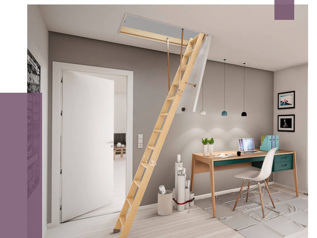 Чердачные лестницы в Шумерле — от 15480 руб. | ПРОЛЁТ-Шмр