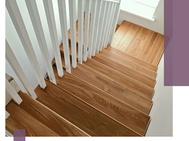 Лестницы из бука в Шумерле: изготовление, монтаж и демонтаж