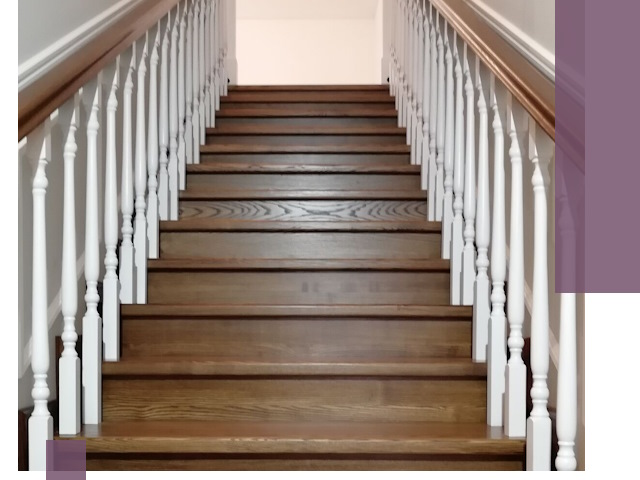 Лестницы из ясеня на заказ в Шумерле — изготовление и монтаж