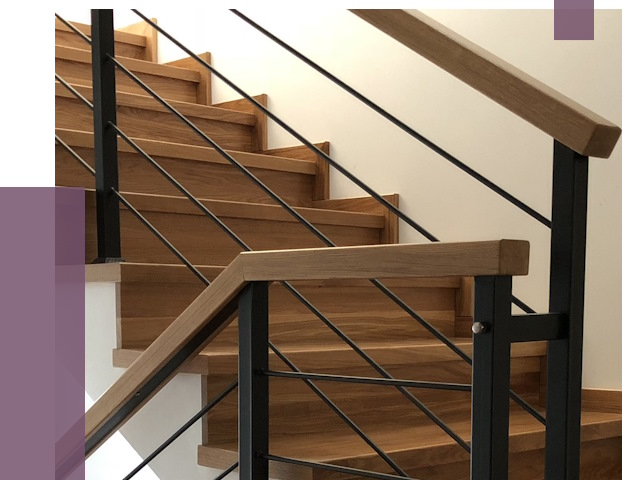 Обшивка металлической лестницы деревом в Шумерле от 4617 руб.