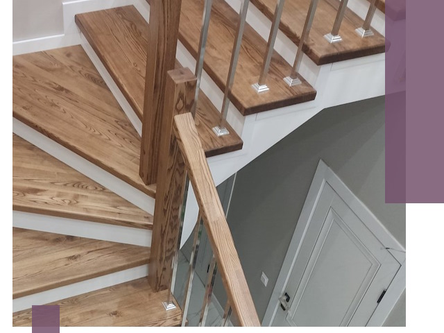 Обшивка металлических лестниц под ключ в Шумерле