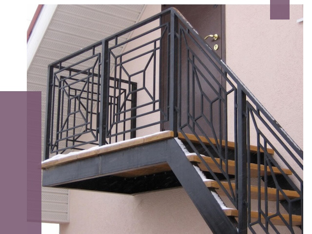 Металлические перила в Шумерле от 4562 руб.  | ПРОЛЁТ-Шмр