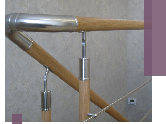 Комбинированные перила на заказ в Шумерле — монтаж и производство