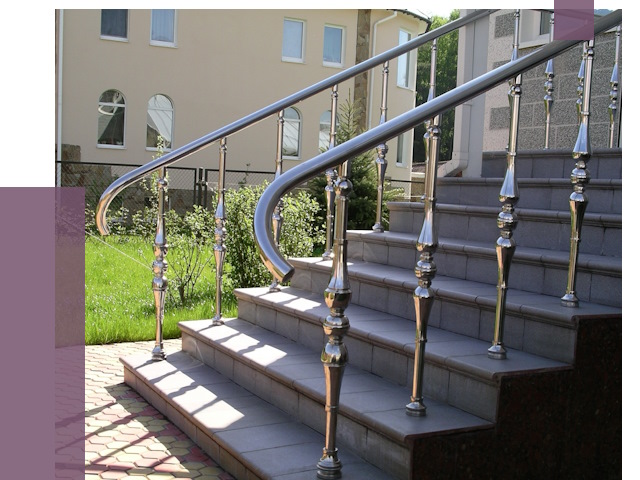 Перила для крыльца в Шумерле от 11406 руб. — монтаж ПРОЛЁТ-Шмр