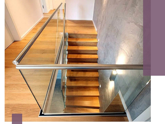 Перила для лестницы в доме — изготовление и монтаж в Шумерле