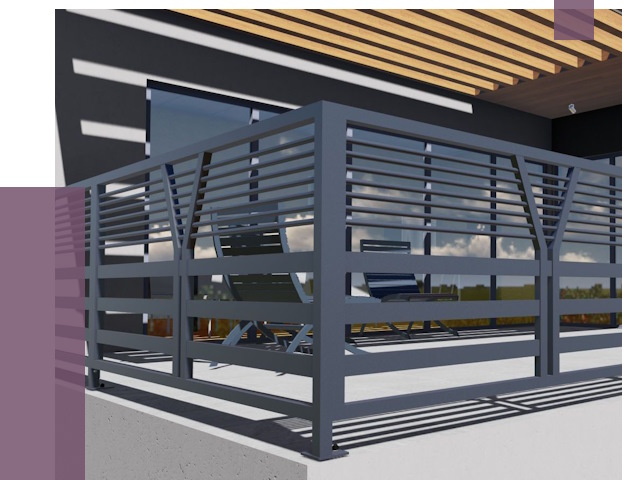 Изготовление балконных ограждений в Шумерле от 11406 руб. | ПРОЛЁТ-Шмр