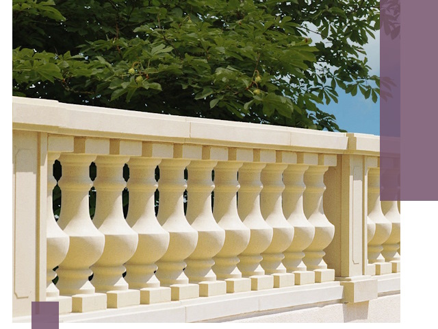 Установка балюстрады в Шумерле: изготовление и монтаж под ключ