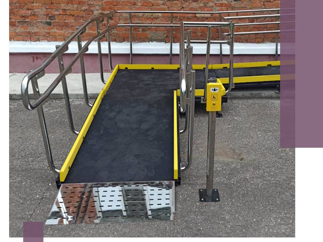 Изготовление наклонных пандусов для инвалидов в Шумерле