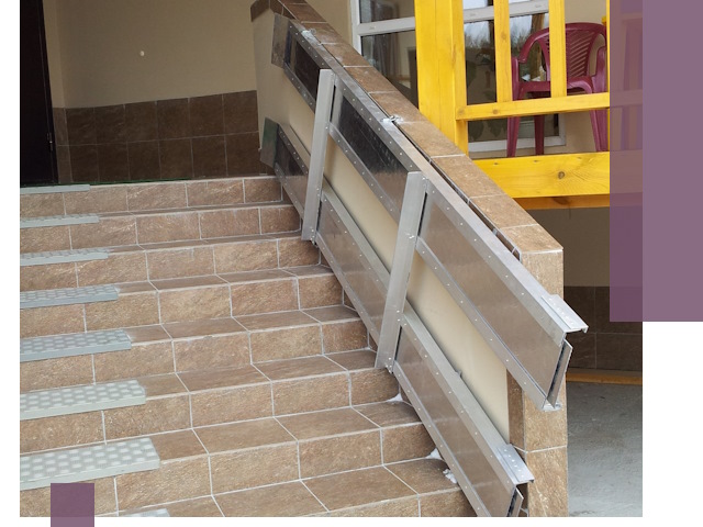 Откидные пандусы под ключ в Шумерле — монтаж и демонтаж