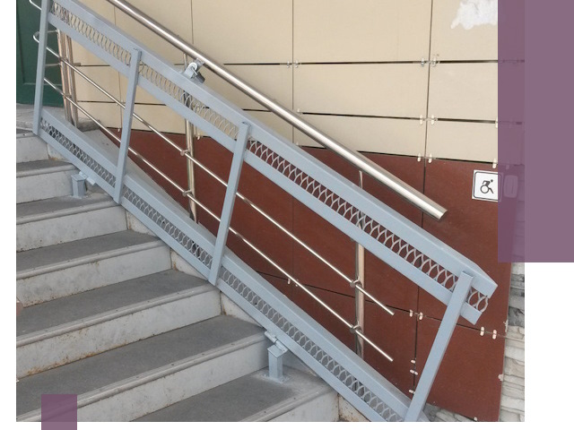 Изготовление откидных пандусов под ключ в Шумерле