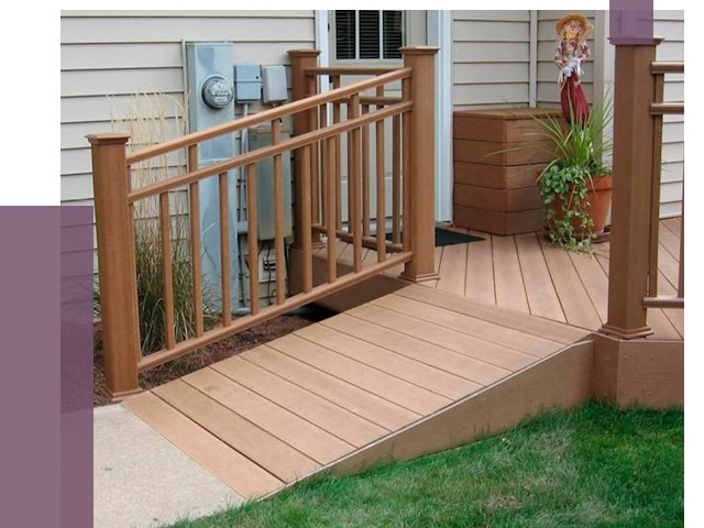 Пандус на крыльцо в Шумерле под ключ от 8256 руб. 