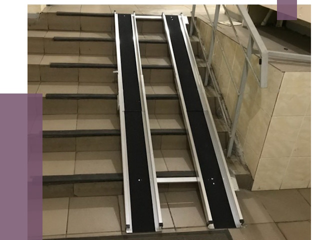 Установка пандуса в подъезд в Шумерле от 8473 руб. под ключ | ПРОЛЁТ-Шмр