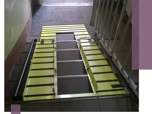 Профессиональный монтаж пандуса в подъезд в Шумерле