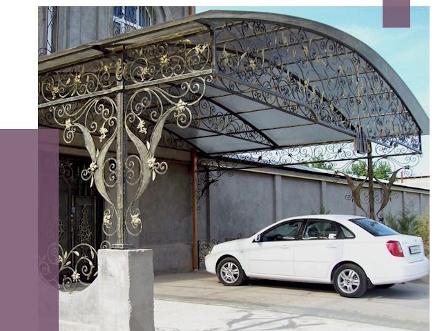 Кованые навесы в Шумерле от 15480 руб. | ПРОЛЁТ-Шмр