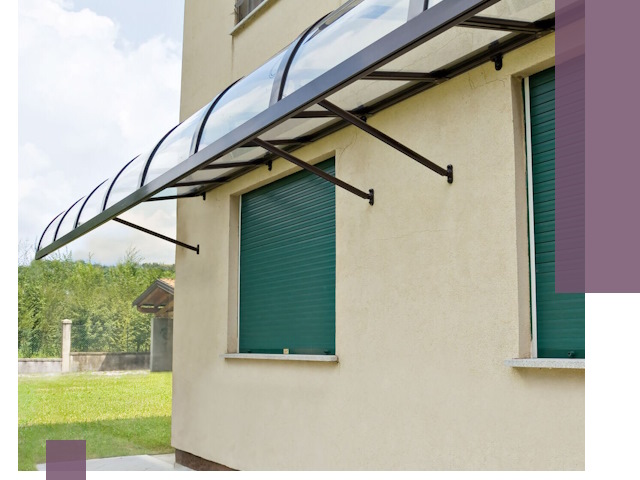 Козырьки над окнами в Шумерле — изготовление и монтаж по выгоде