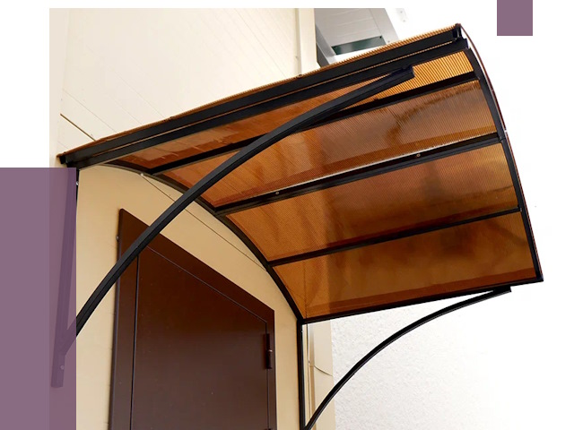 Недорогие козырьки в Шумерле от 8060 руб.  | ПРОЛЁТ-Шмр