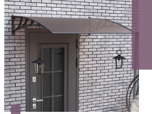 Недорогие козырьки и навесы под ключ в Шумерле