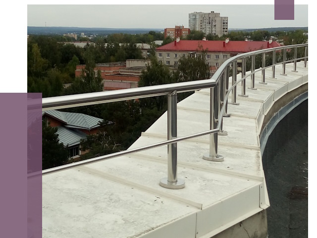 Парапеты и ограждения кровли в Шумерле от 5269 руб.