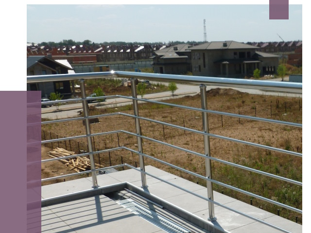 Парапеты из нержавеющей стали в Шумерле от 8473 руб. за м² | ПРОЛЁТ-Шмр