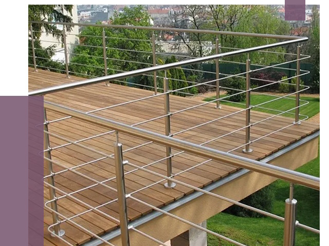 Алюминиевые парапеты в Шумерле под ключ от 8256 руб. 