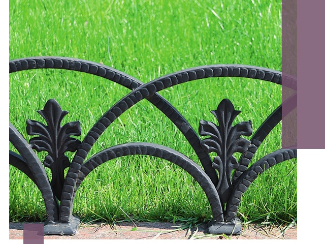 Декоративные металлические бордюры под ключ в Шумерле