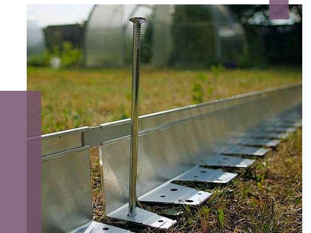 Металлические бордюры для газона в Шумерле от 4562 руб. | ПРОЛЁТ-Шмр