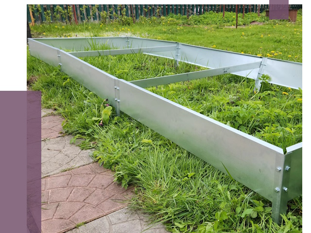 Металлические бордюры для грядок в Шумерле от 1901 руб. 