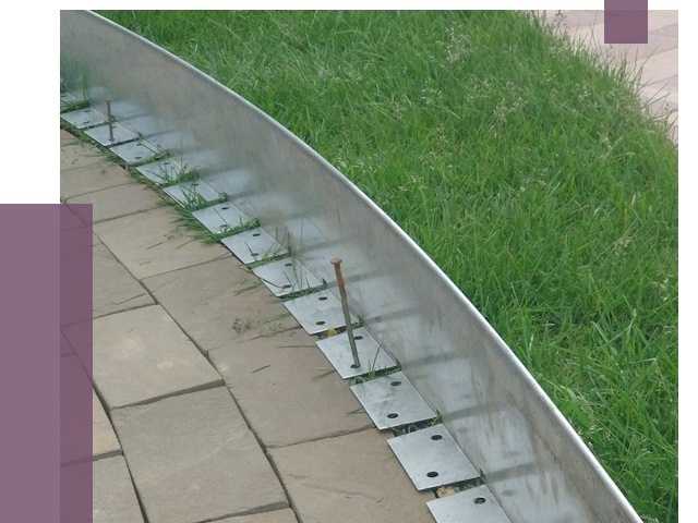 Металлические бордюры для тротуаров в Шумерле от 9234 руб.