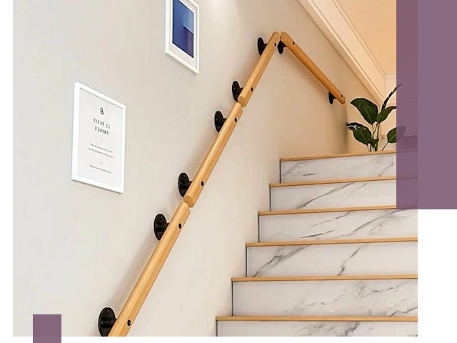 Поручни металлические и деревянные под ключ в Шумерле