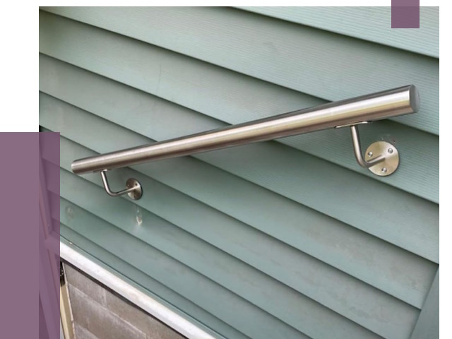 Поручни из нержавеющей стали в Шумерле от 8147 руб.  | ПРОЛЁТ-Шмр